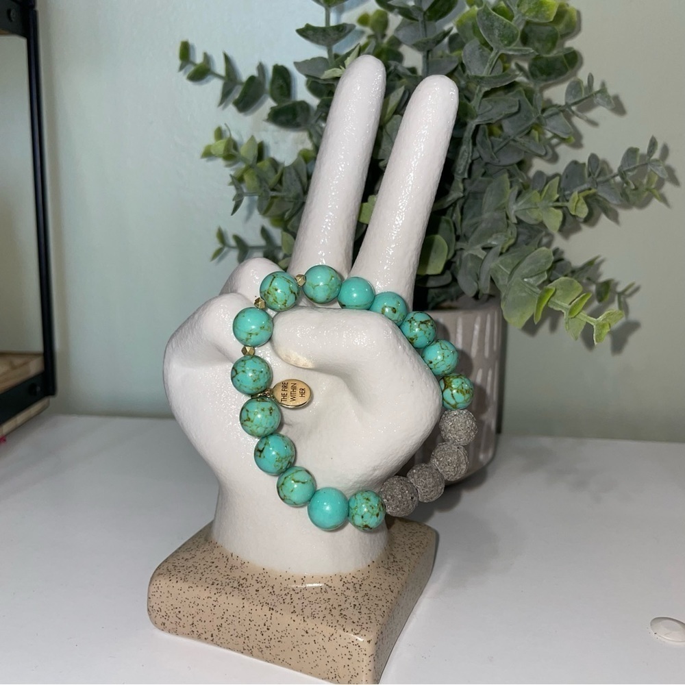 STONE beaded bracelet